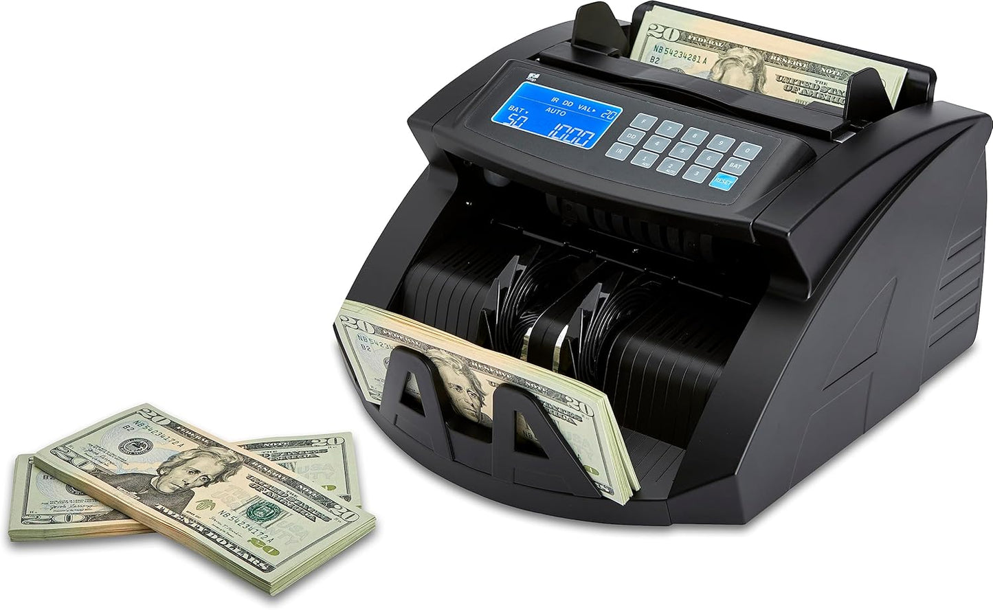 Bill Value Counter - Money Cash Currency Machine (NC20)